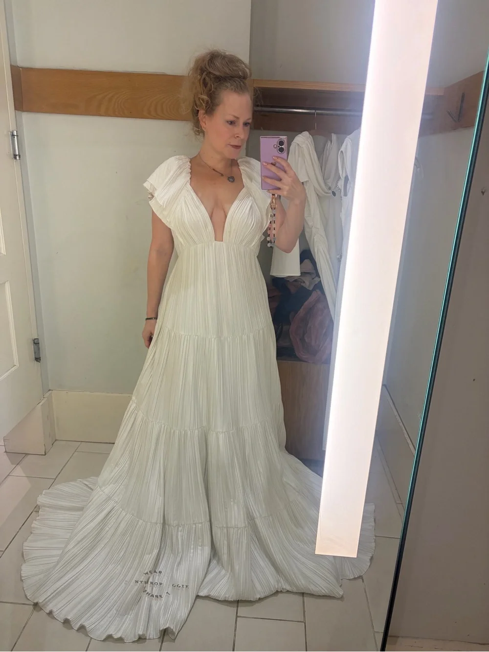 BHDLN Valerie pleated wedding dress - Picture 4 of 5